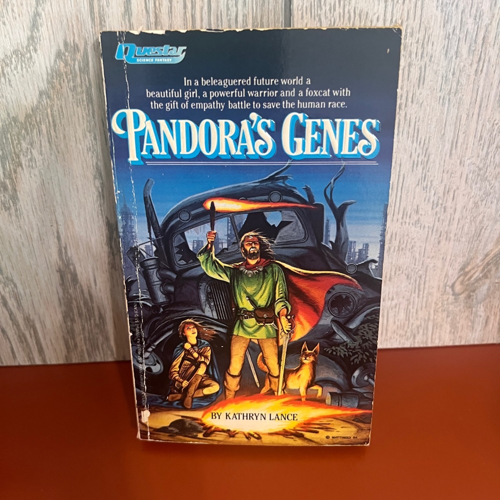 Pandora's Genes Kathryn Lance 1985 First Printing Questar Science Fantasy Book